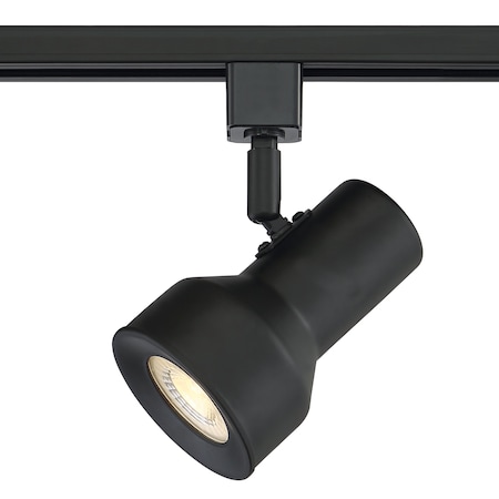 Designers Fountain Medium 1-Light Solid Black Step Cylinder Integrated LED Track Lighting Head EVT1031D3A-05